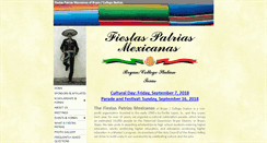 Desktop Screenshot of fiestaspatrias.org